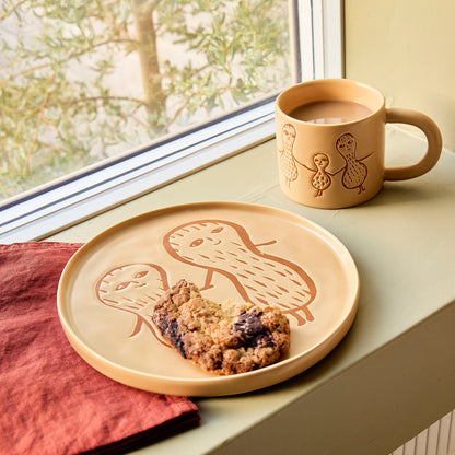 Peanut Side Plate by Donna Wilson