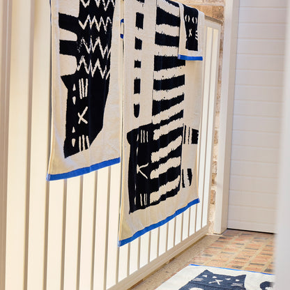 Lazy Cat Towels by Donna Wilson