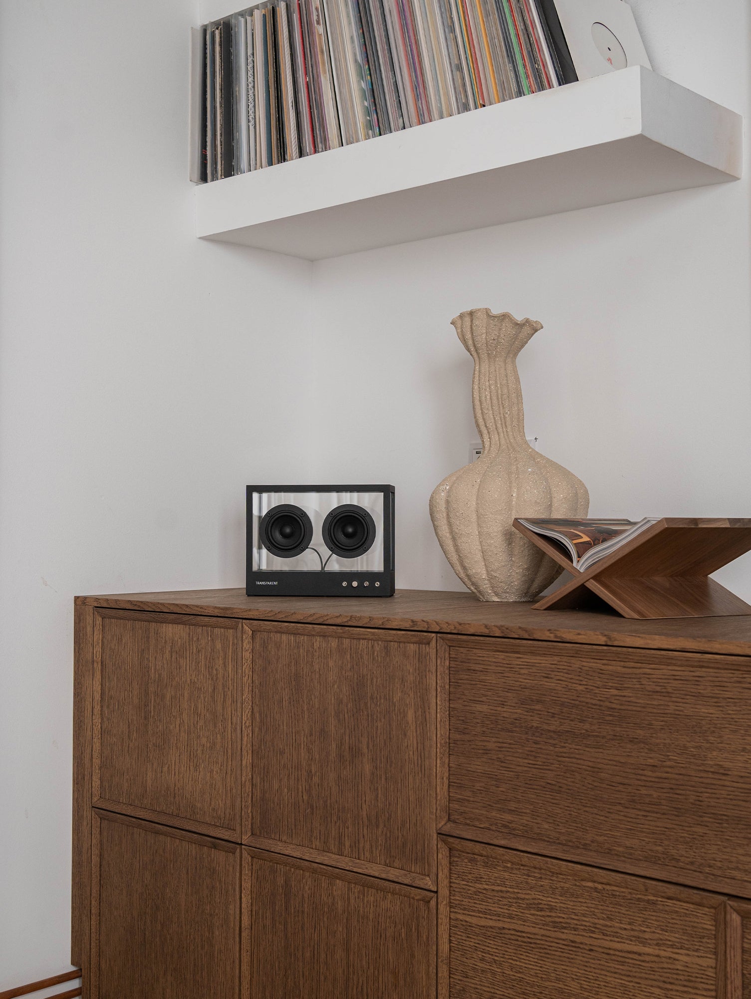 Small Transparent Speaker by Transparent – Really Well Made