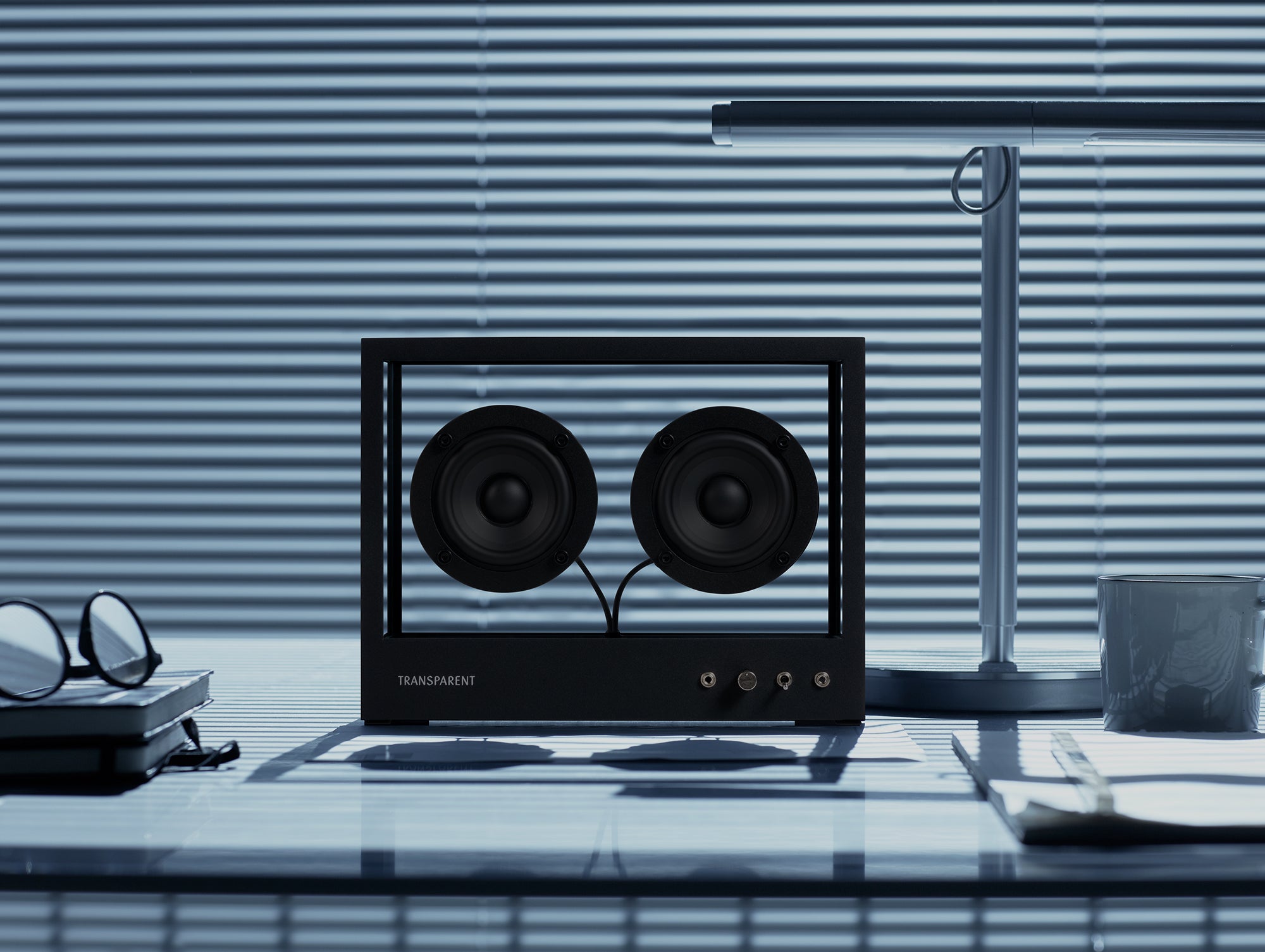 Small Transparent Speaker by Transparent – Really Well Made