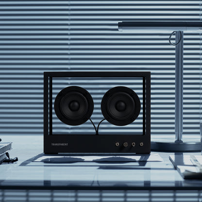 Small Transparent Speaker by Transparent - Black