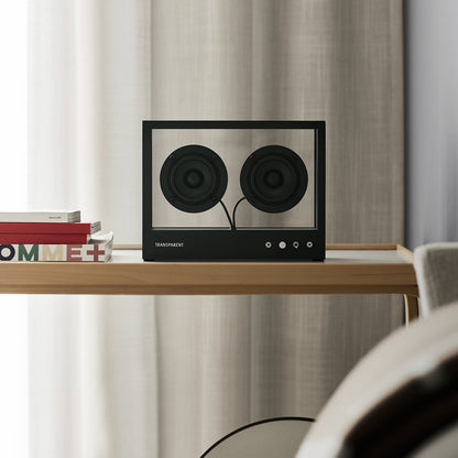 Small Transparent Speaker by Transparent - Black