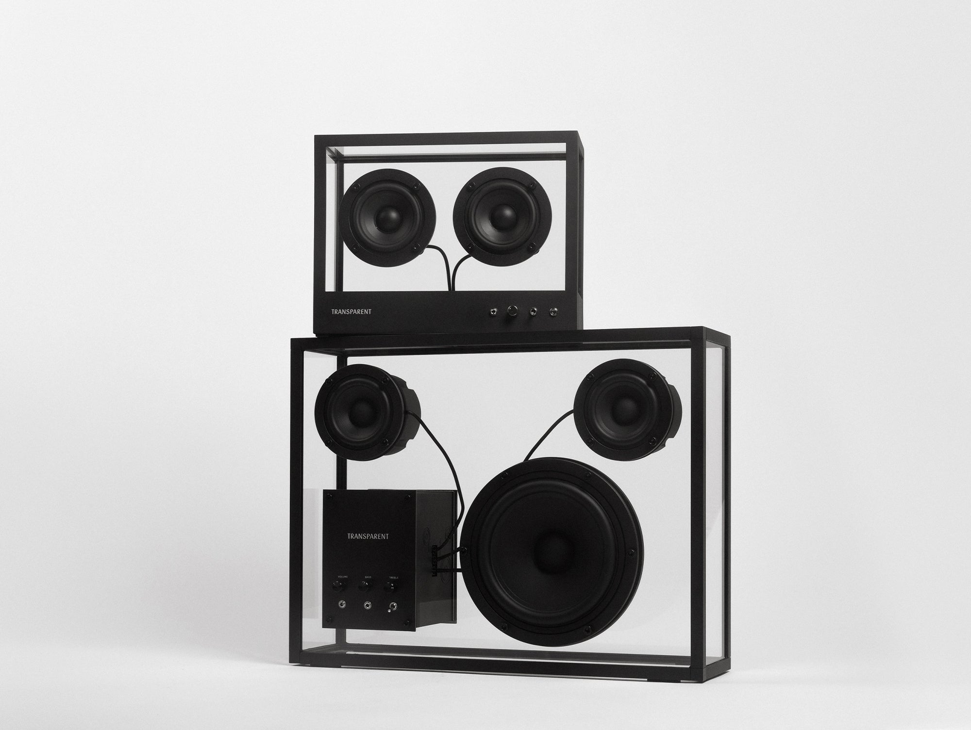 Small Transparent Speaker by Transparent – Really Well Made
