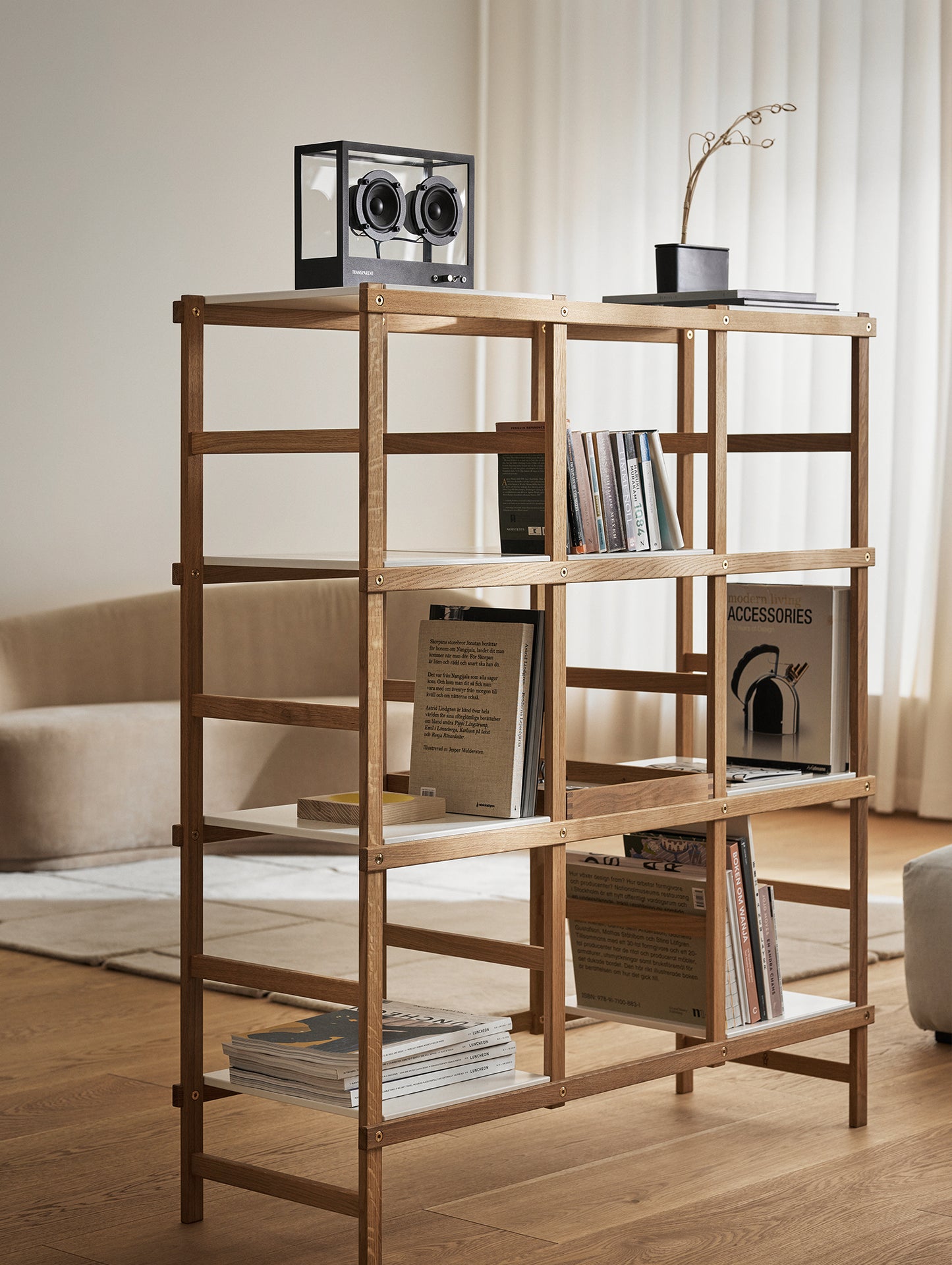 Small Transparent Speaker by Transparent - Black