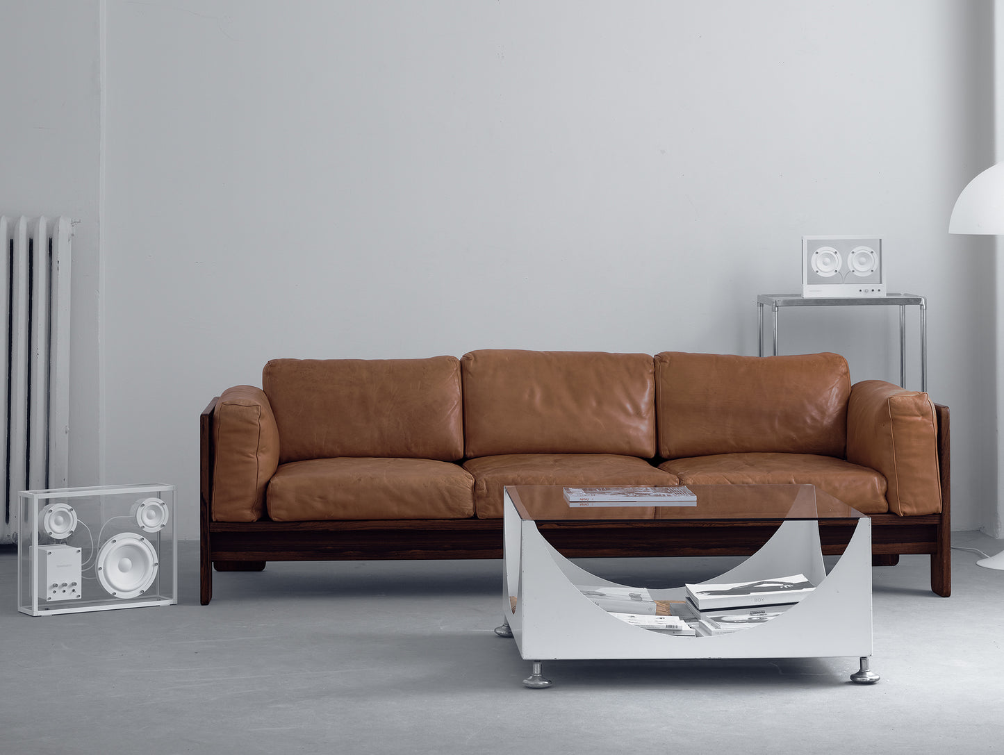 Small Transparent Speaker by Transparent - White