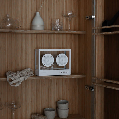 Small Transparent Speaker by Transparent - White