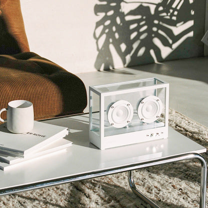 Small Transparent Speaker by Transparent - White