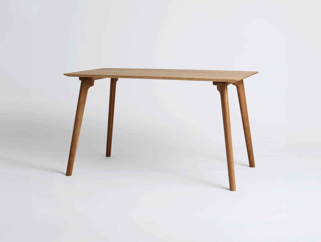 Oak shop writing table