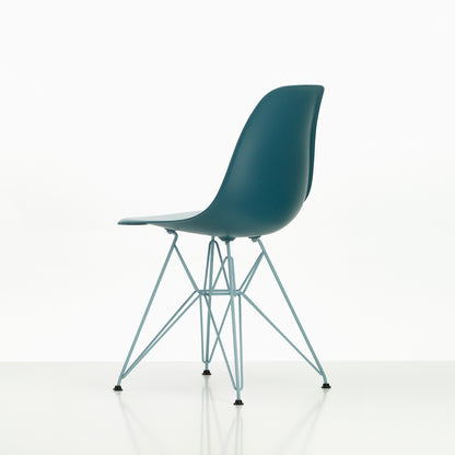 Eames DSR Plastic Side Chair by Vitra - Sea Blue 83 Seat / Sky Blue 93 Base