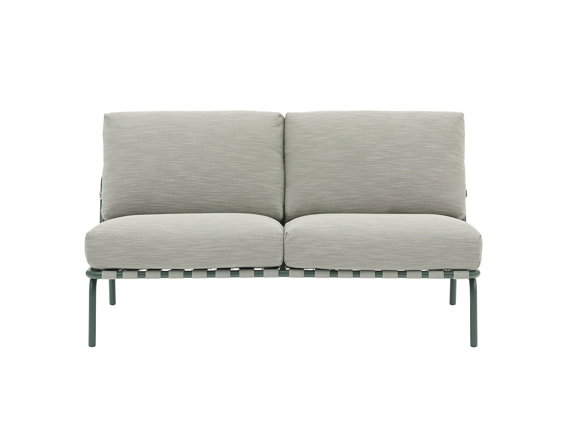 Settle 2-Seater Sofa by Muuto - Dark Green / Weave 2