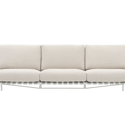 Settle 3-Seater Sofa without Armrest by Muuto - Grey /  Laze 1