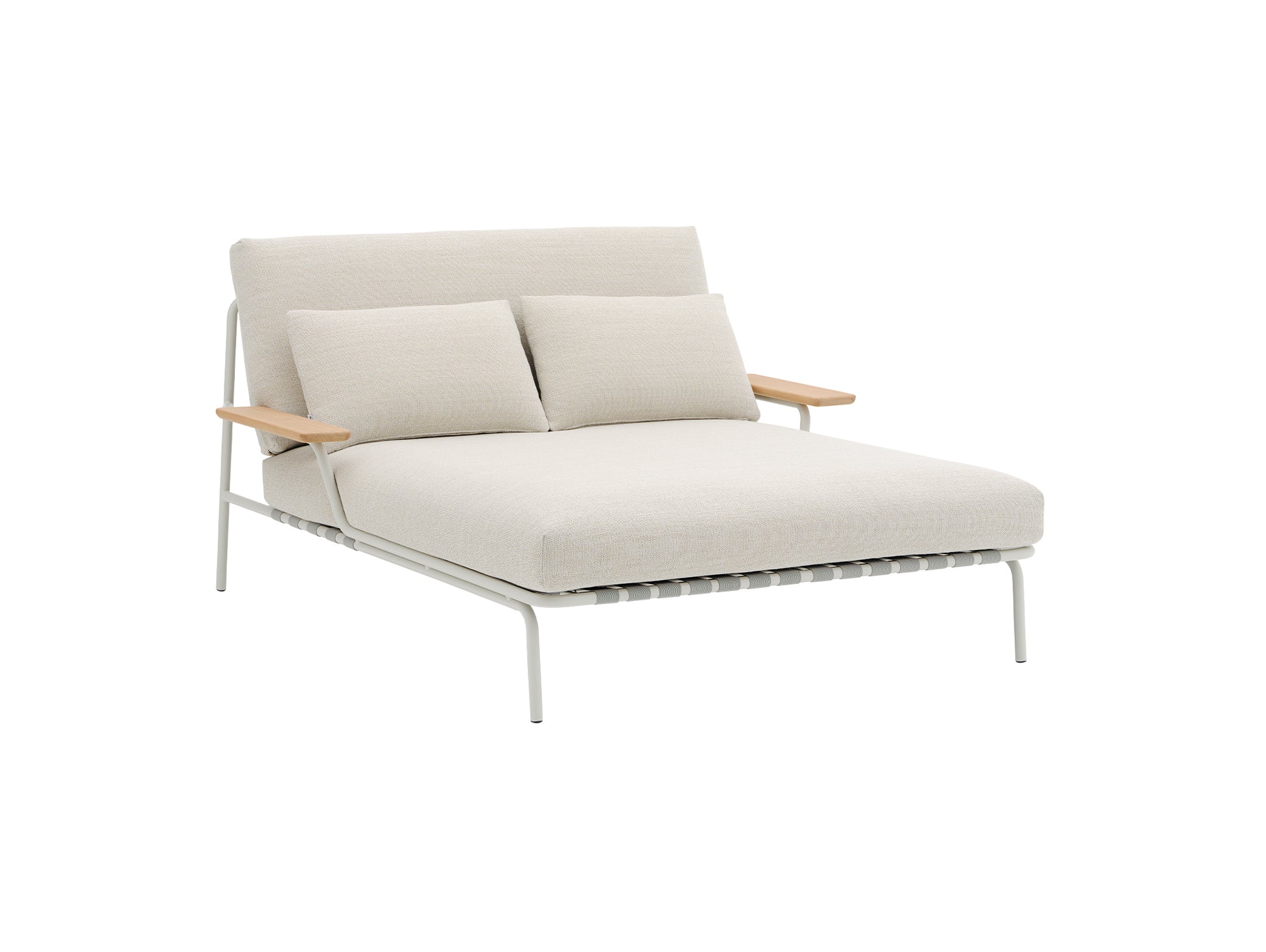 Settle Lounge Bed by Muuto - Grey Frame / Laze 01