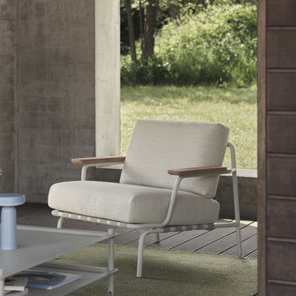 Settle Lounge Chair by Muuto - Grey Frame / Laze 01