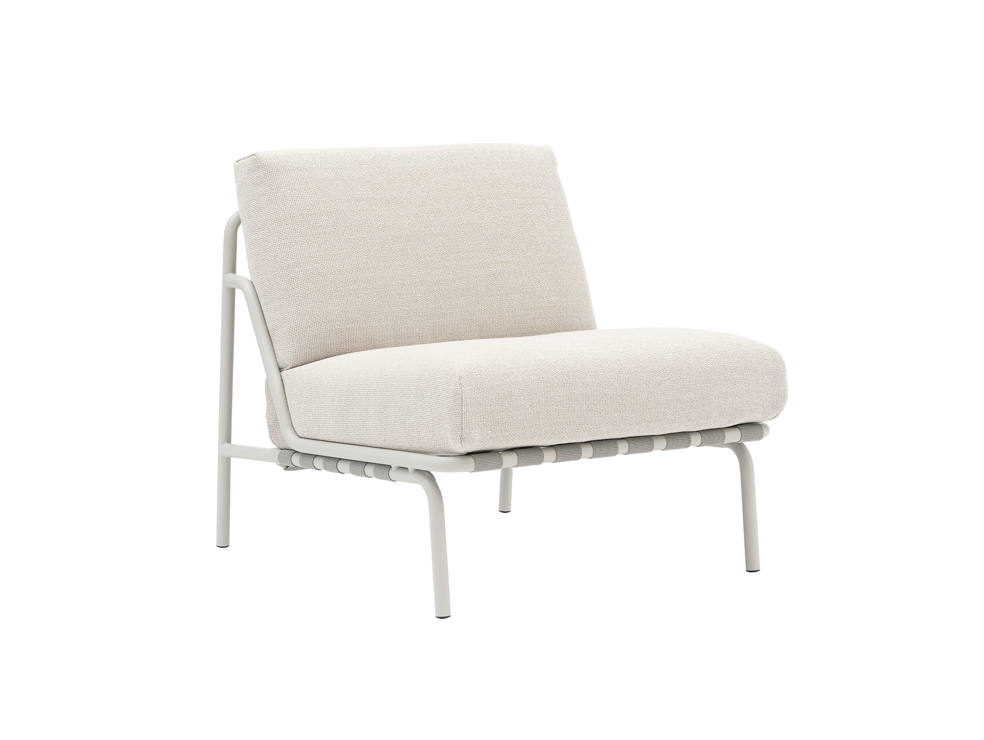 Settle Lounge Chair without Armrest by Muuto - Grey / Laze 01