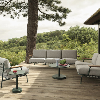 Linear Steel Coffee Table by Muuto - Dark Green