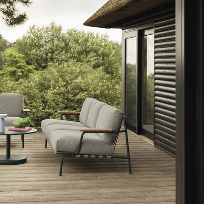 Linear Steel Coffee Table by Muuto - Dark Green