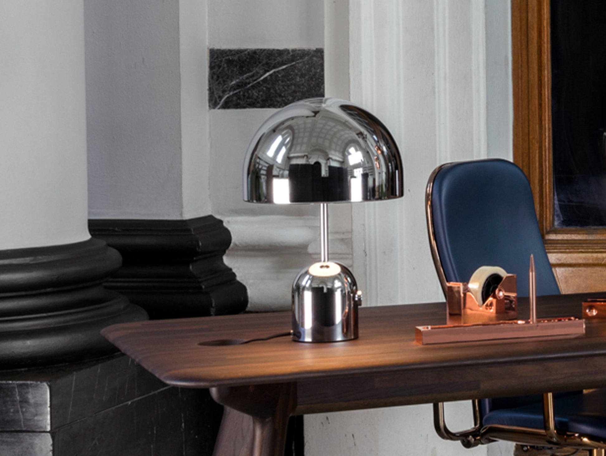 Bell Table Lamp by Tom Dixon - Silver