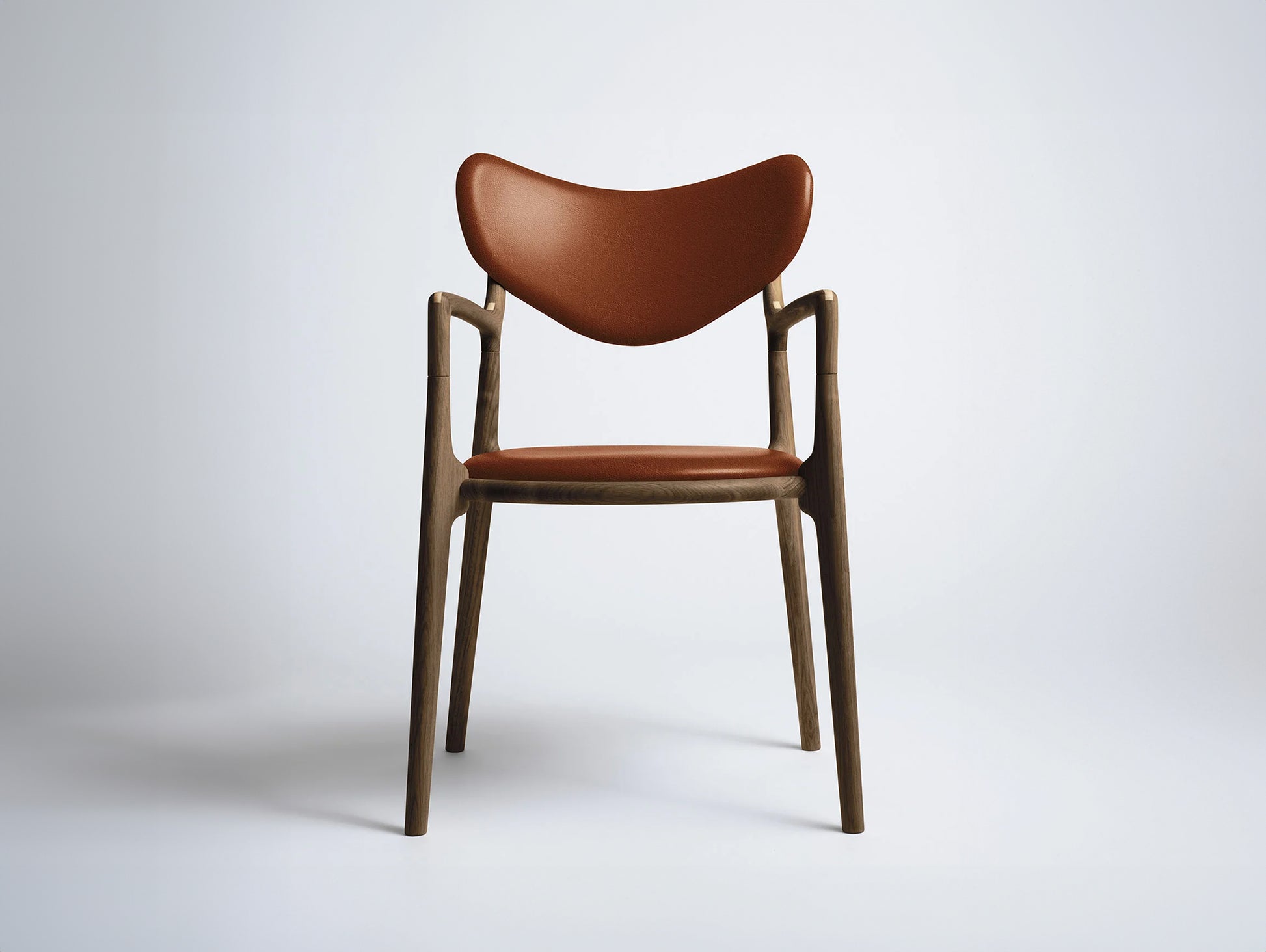 Salon Chair by Ro Collection  - Smoked Oak / Exclusive Cognac