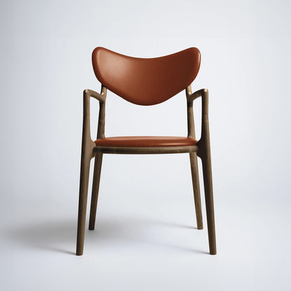 Salon Chair by Ro Collection  - Smoked Oak / Standard Calvados