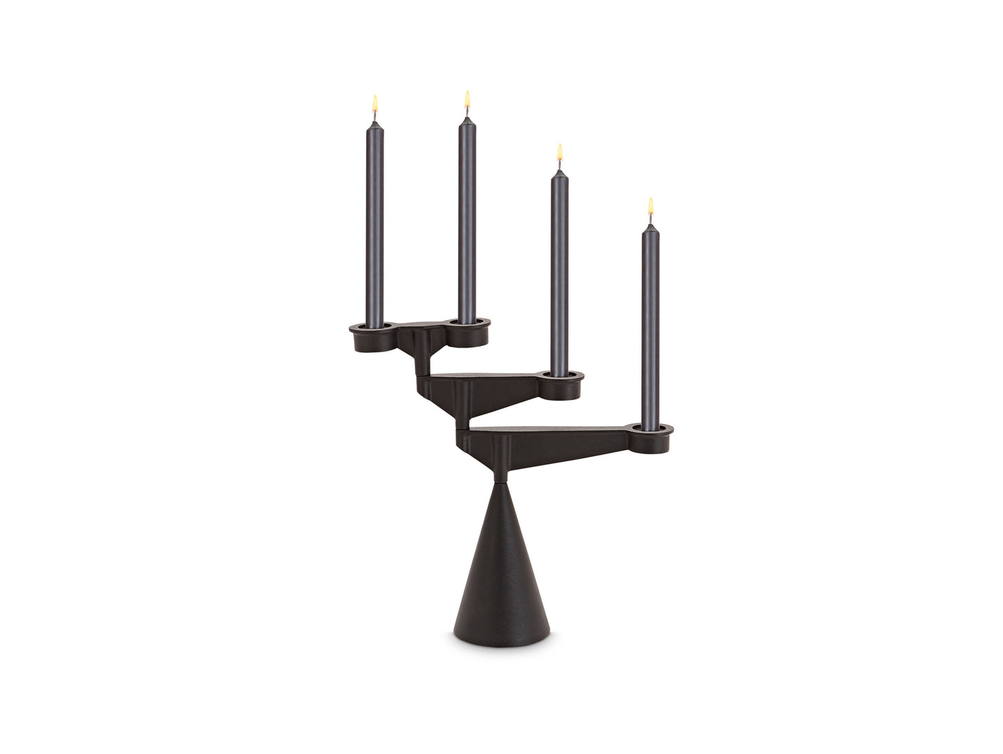 Spin Candelabra by Tom Dixon - Mini / Black