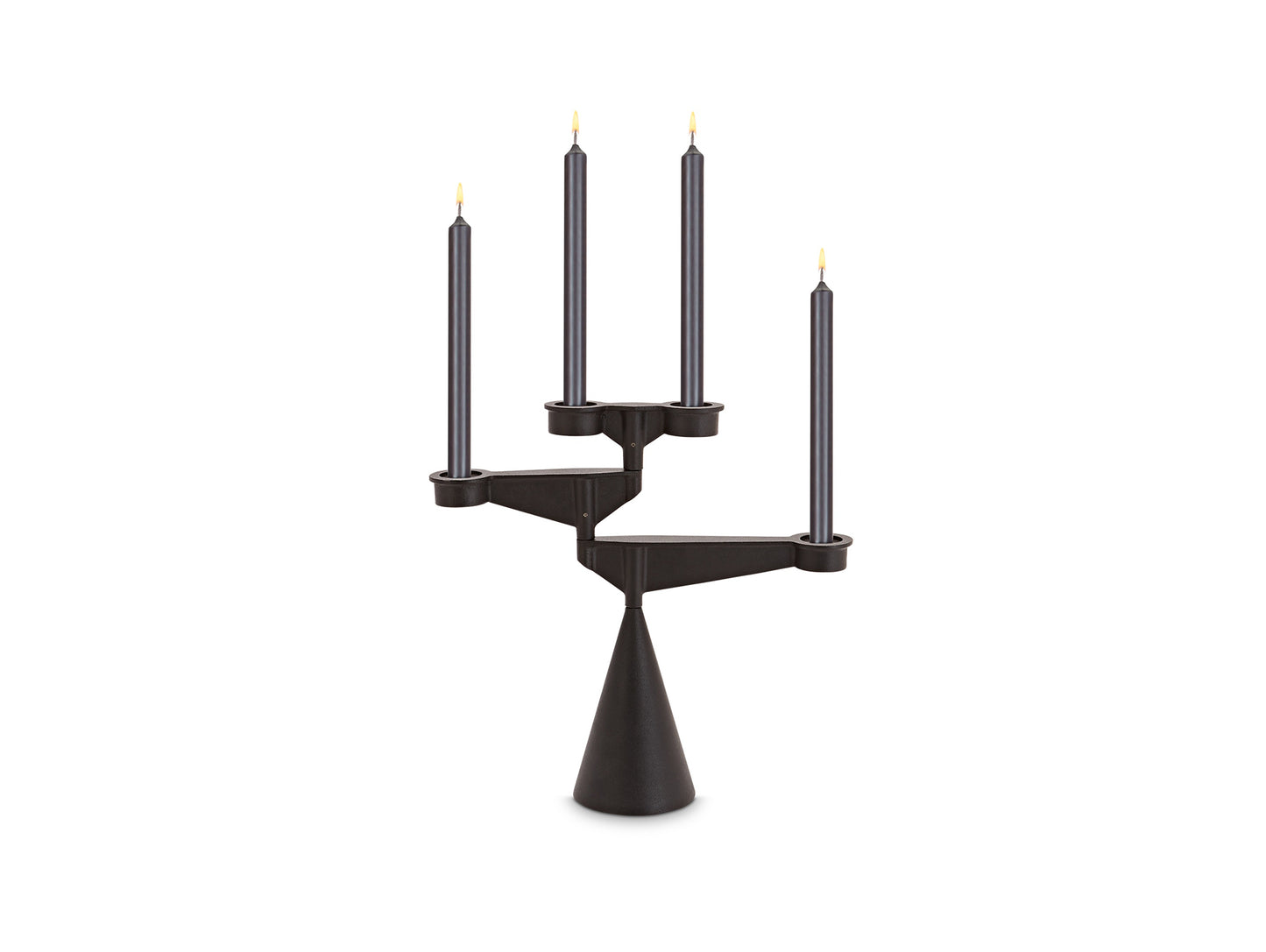 Spin Candelabra by Tom Dixon - Mini / Black