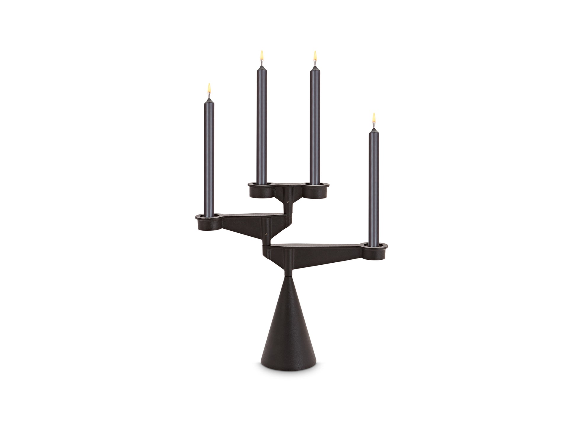 Spin Candelabra by Tom Dixon - Mini / Black