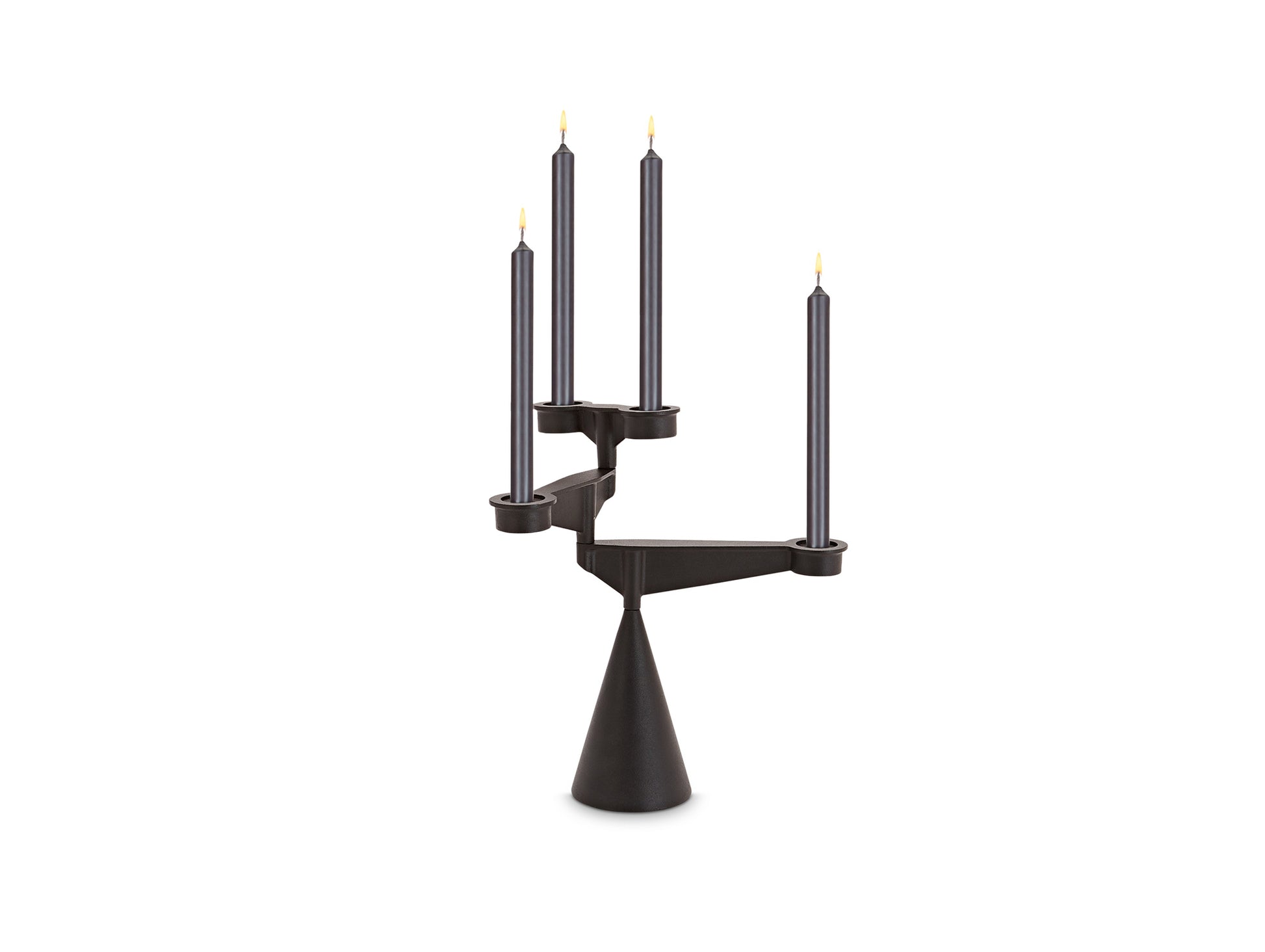Spin Candelabra by Tom Dixon - Mini / Black
