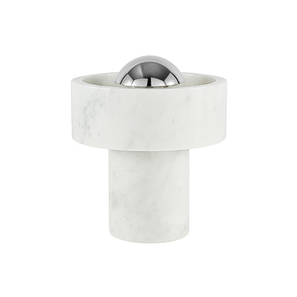 Stone LED Portable Lamp by Tom Dixon - Silver