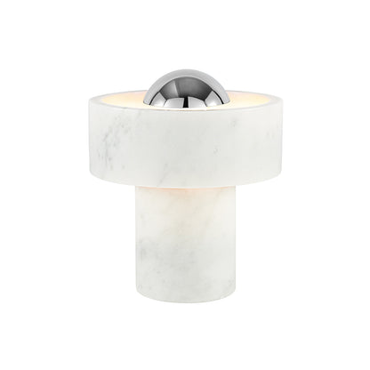 Stone LED Portable Lamp by Tom Dixon - Silver