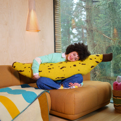Banana Bolster Cushion by Donna Wilson