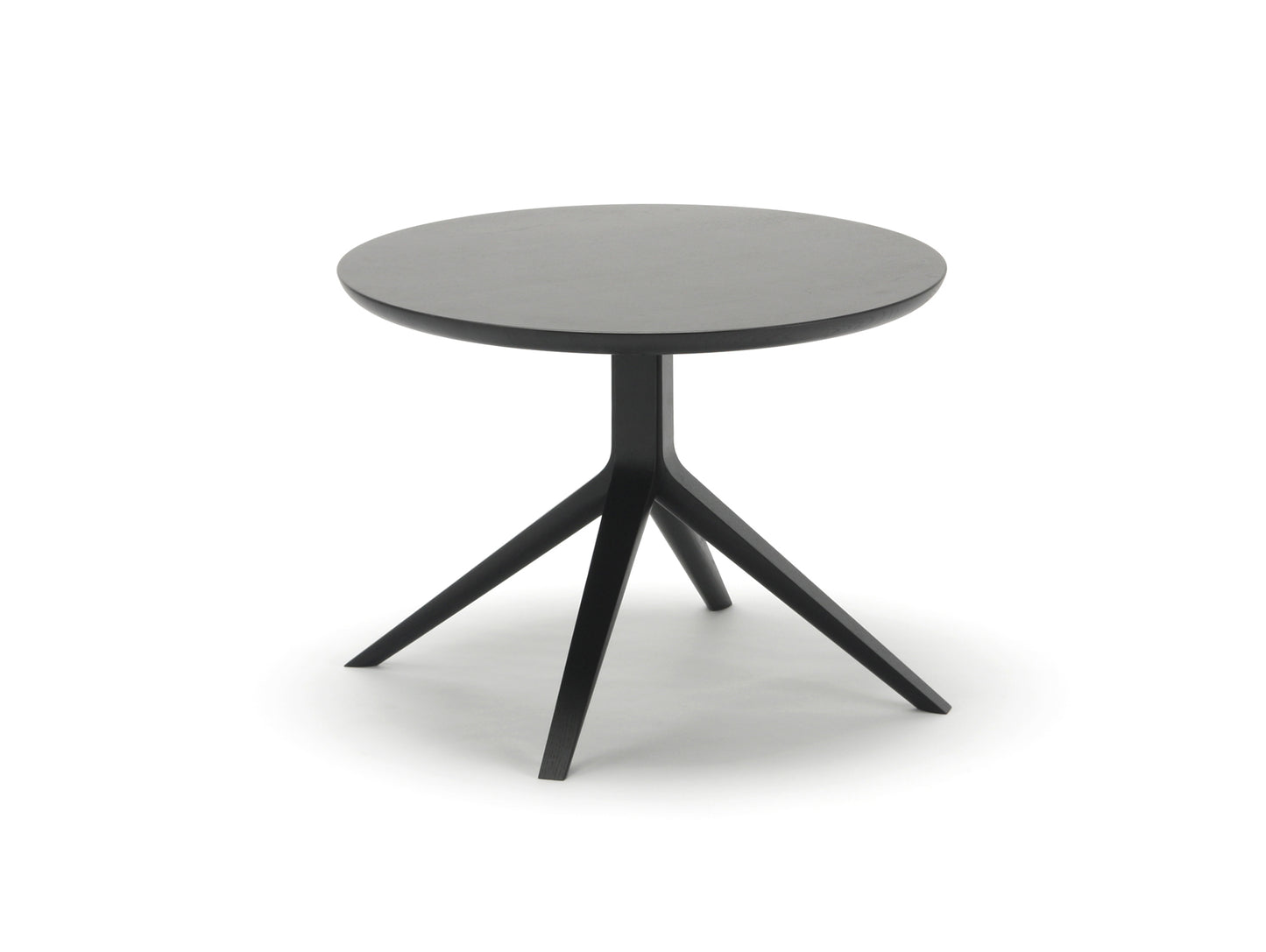 Scout Bistro Low Table by Karimoku New Standard - Grain Matte Black Lacquered Oak