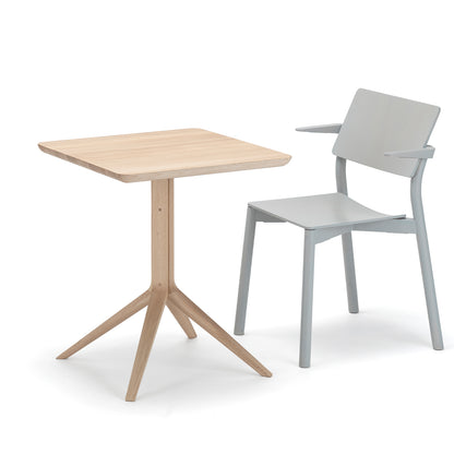 Scout Bistro Table by Karimoku New Standard - 60x60 / Lacquered Oak