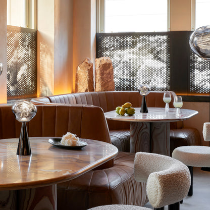 Melt LED Cone Slim Floor Lamp by Tom Dixon - Silver