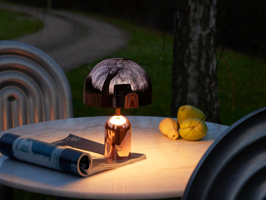 Bell LED Portable Lamp by Tom Dixon - Copper