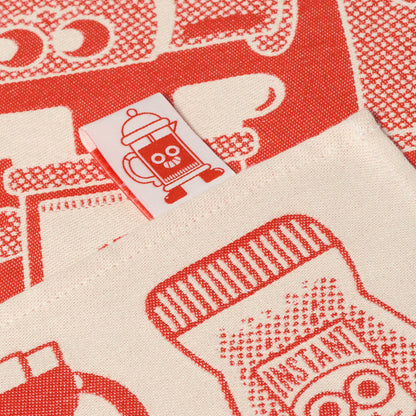 Coffee Time Tea Towel by Wrap