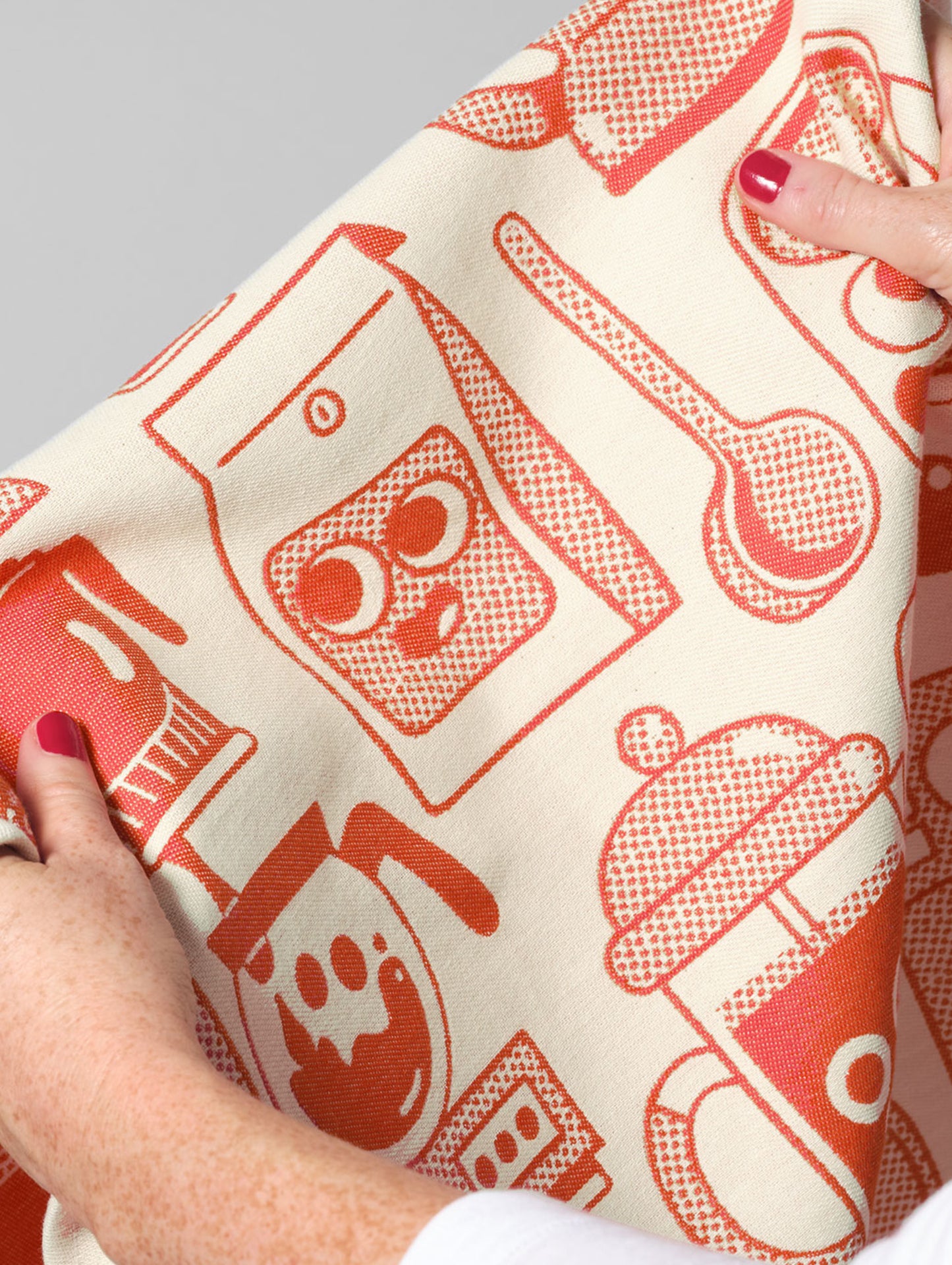 Coffee Time Tea Towel by Wrap