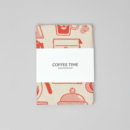 Coffee Time Tea Towel by Wrap
