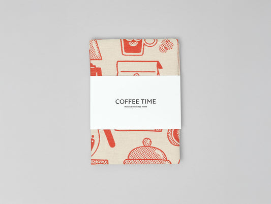 Coffee Time Tea Towel by Wrap