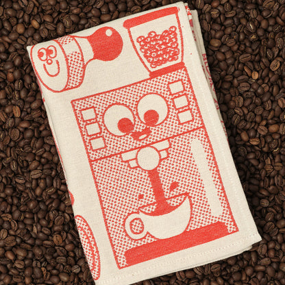 Coffee Time Tea Towel by Wrap