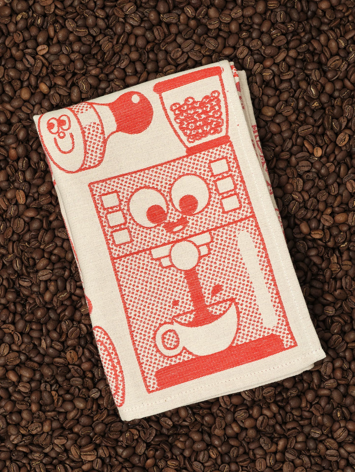 Coffee Time Tea Towel by Wrap