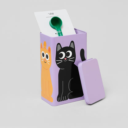 Cat Coffee Tin by Wrap