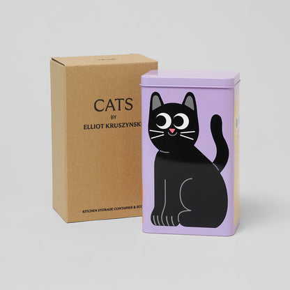 Cat Coffee Tin by Wrap