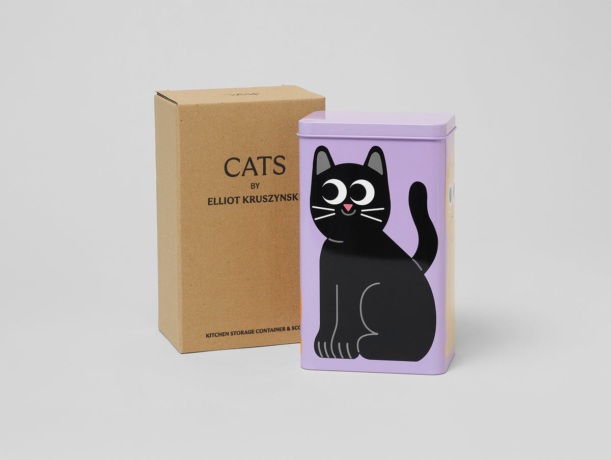 Cat Coffee Tin by Wrap