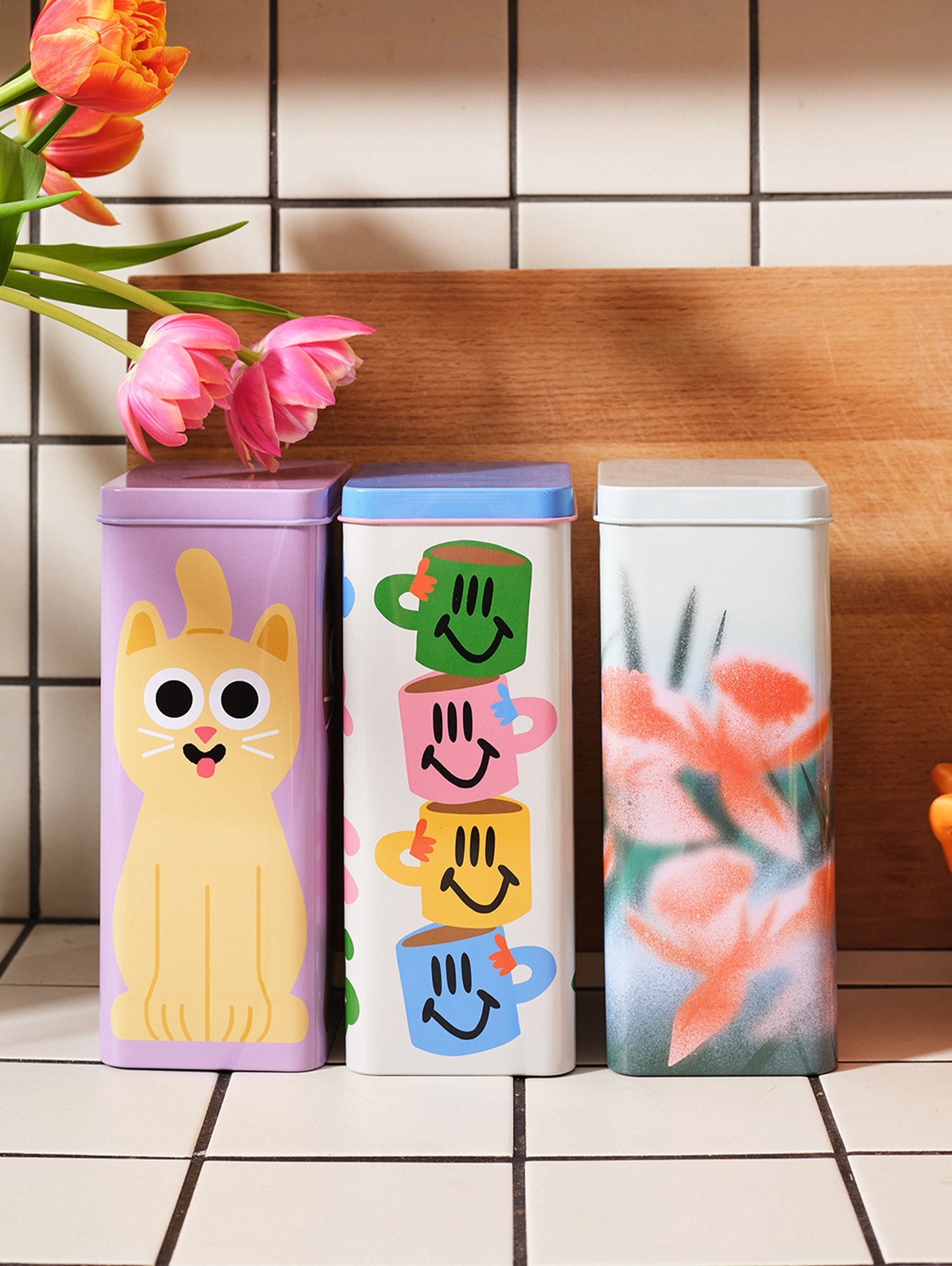 Cat Coffee Tin by Wrap