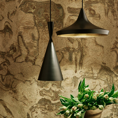 Beat Tall LED Pendant Light by Tom Dixon - Black