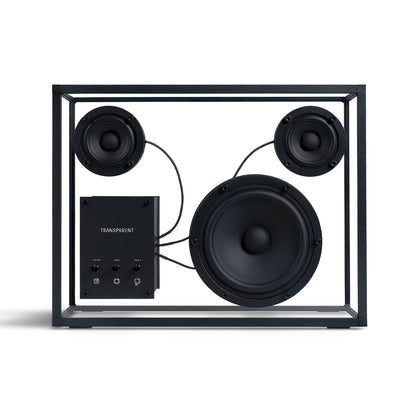 Large Transparent Speaker by Transparent - Black