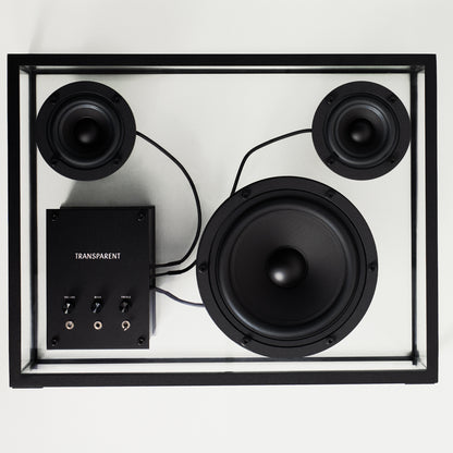 Large Transparent Speaker by Transparent - Black