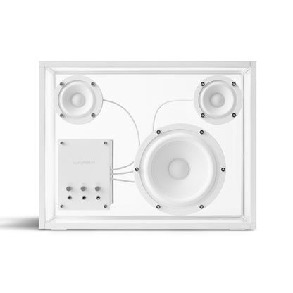Large Transparent Speaker by Transparent - White