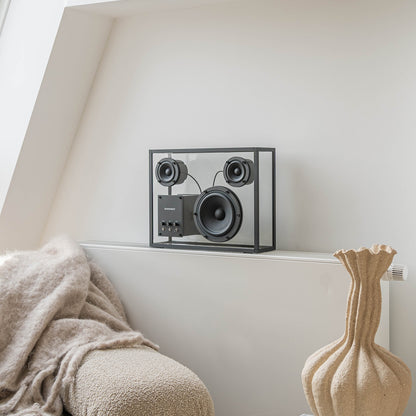 Large Transparent Speaker by Transparent - Black