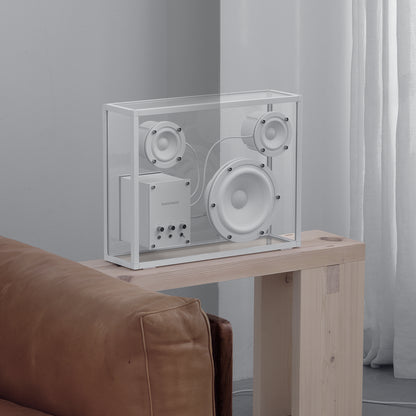 Large Transparent Speaker by Transparent - White